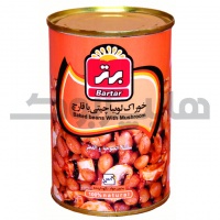کنسرو خوراک لوبیا چیتی با قارچ برتر