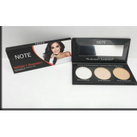 هایلایتر پودریبرند :Noteمشخصات پودری3 رنگ پر فروش و کاربردیآینه داردر مگنتی(آهنربایی)-دارای 3 رنگ متفاوت جهت کانتورینگ-بافت پودری-مناسب جهت ایجاد گریم های متعادل سازی چهره-قابل استفاده با براش مخصوص کانتورینگ-ایجاد خطوط تیره و روشن