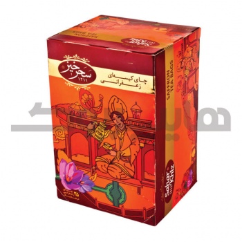 چای کیسه ای زعفرانی 25 عددی سحرخیز