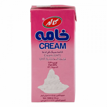 خامه پاکتی یک لیتری صبحانه