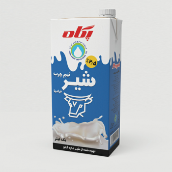 شیر استریل پاکتی 1لیتری 2/5 درصد اسلیم