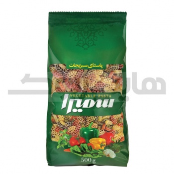 پاستای فرمی برگی سبزیجات 500 گرمی سمیرا