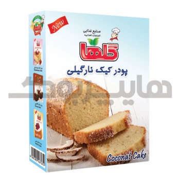 پودرکیک نارگیلی گلها