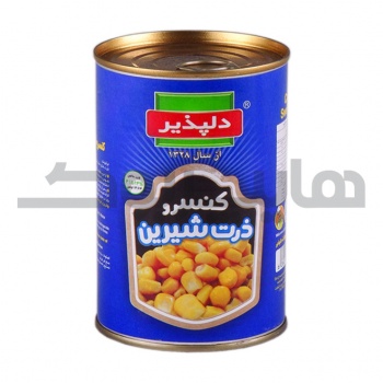 کنسرو ذرت شیرین دلپذیر