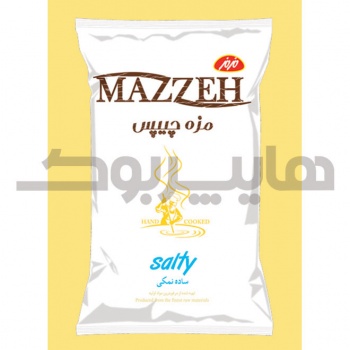 مزه چیپس ساده نمکی 135 گرمی مزمز