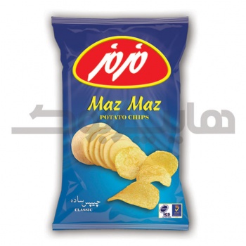 چیپس ساده 60 گرمی مزمز