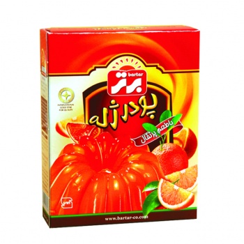 پودر ژله پرتقالی 100 گرمی جعبه ای برتر