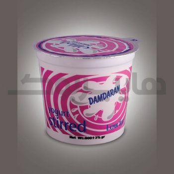 ماست کم چرب هم زده 800 گرمی دامداران